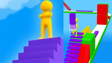 Stair Run  1-11 Levels Gameplay Walkthrough | [IOS - Android] | By  Voodoo ?? Inno Studio Limited