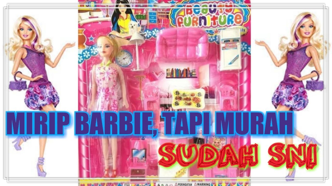 Review Mainan Barbie "BEAUTY FURNITURE" Aksesoris Lengkap ...