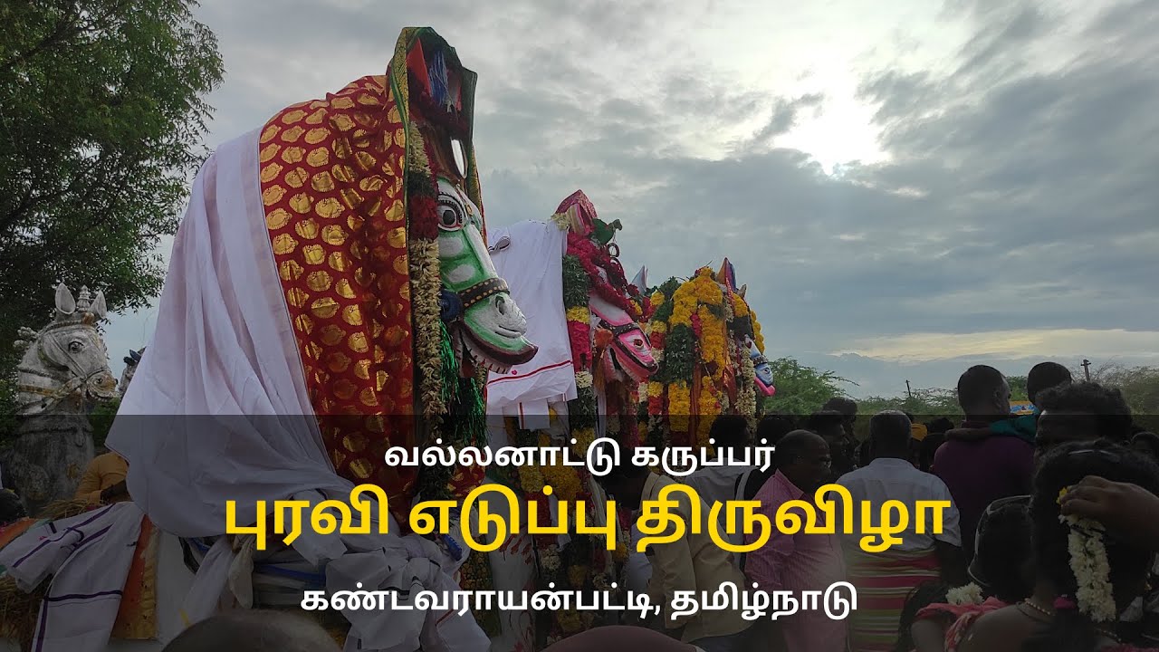கண்டவராயன்பட்டி வல்லனாட்டு கருப்பர் புரவி எடுப்பு திருவிழா | Kandavarayanpatti Puravi Edupu