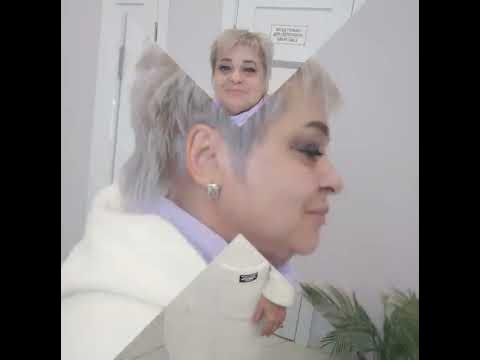 осветление волос в блонд и стрижка - YouTube