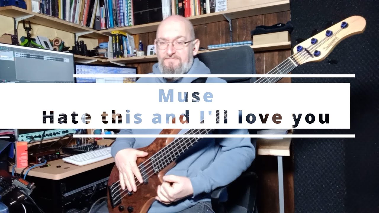 343 Muse Hate this and I'll love you bass cover - YouTube
