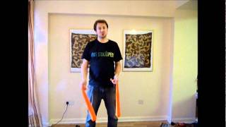 Poi Throws tutorial #43 around the body chase throws