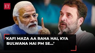 Rahul Gandhi's jibe at PM Modi: 'Kafi Maza Aa Raha Hai, Kya Bulwana Hai PM Se, 2 Min Lagega…'