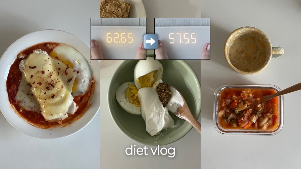 vlog 🍅 한 달 -5kg ✷ 다이어트 4주차 • 마녀스프 레시피 • 직장인 다이어트 식단 • 다이어트 브이로그