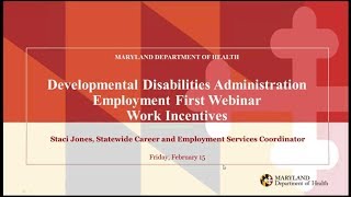 DDA Educational Series Webinar- Self-Directed Service Delivery Model