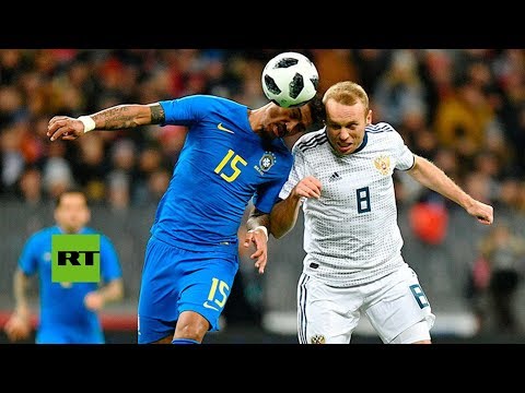 Brasil golea a Rusia en un partido amistoso