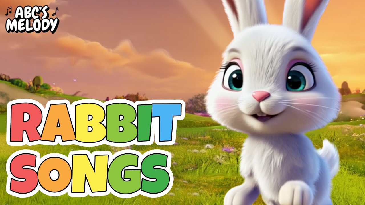 BEST RABBIT SONGS 🐇 | Fun Kids Songs & Nursery Rhymes | ABC's Melody ...