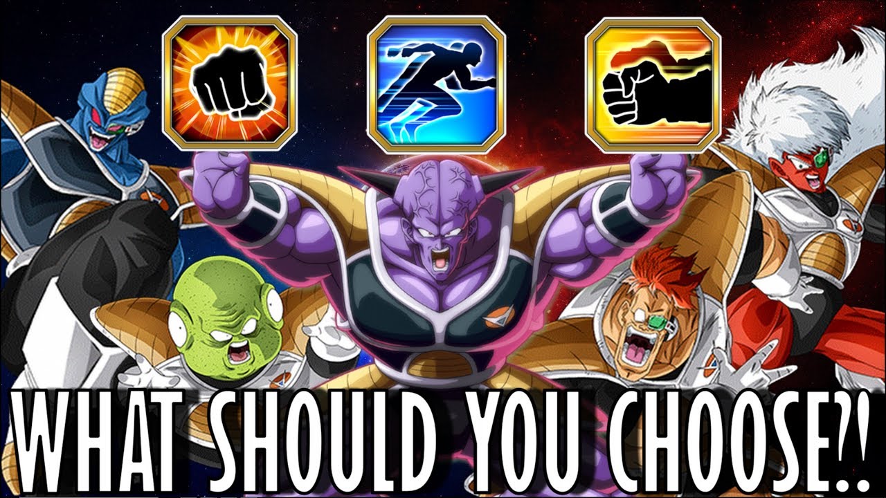 dokkan, Dokkan Ginyu Force, F2P Ginyu Force, INT Captain Ginyu, TEQ Guldo, ...