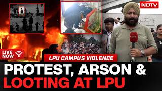 LPU Violence LIVE | Unverified Sexual Assault Claim Triggers Protests, Arson And Vandalism | Punjab
