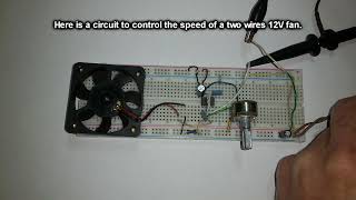 Download Lagu 555 Timer IC Two Wires 12V Fan PWM Speed Control Circuit MP3