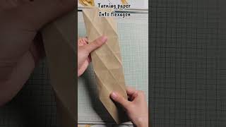 Making an origami flexagon #origami #asmr #flexagon #viral