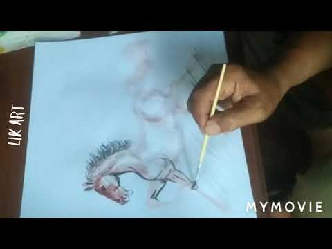 Video: Cara Menggambar Kuda Dengan Cat Air