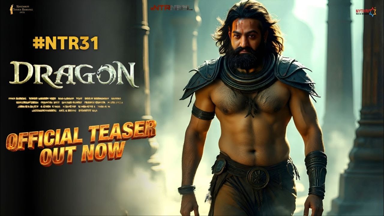Dragon Official Teaser | NTR, Prashanth Neel, Ravi Basur | Rukmini | NTR 31 First Look Teaser