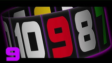 COUNTDOWN TIMER 10 sec ( v 67 ) with sound effects + beep 4k