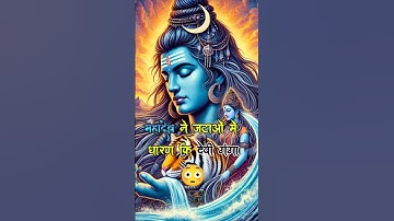 महादेव ने जटाओं में धारण किया देवी गंगा😊।#viralvideo ! #shortvideo !#parvati ! #statusvideo #mahadev