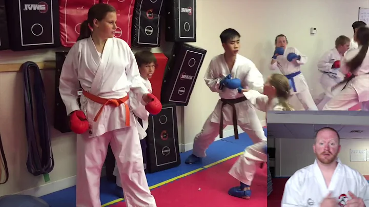 WKF karate kumite drill - Banana Peel! From Rodney...