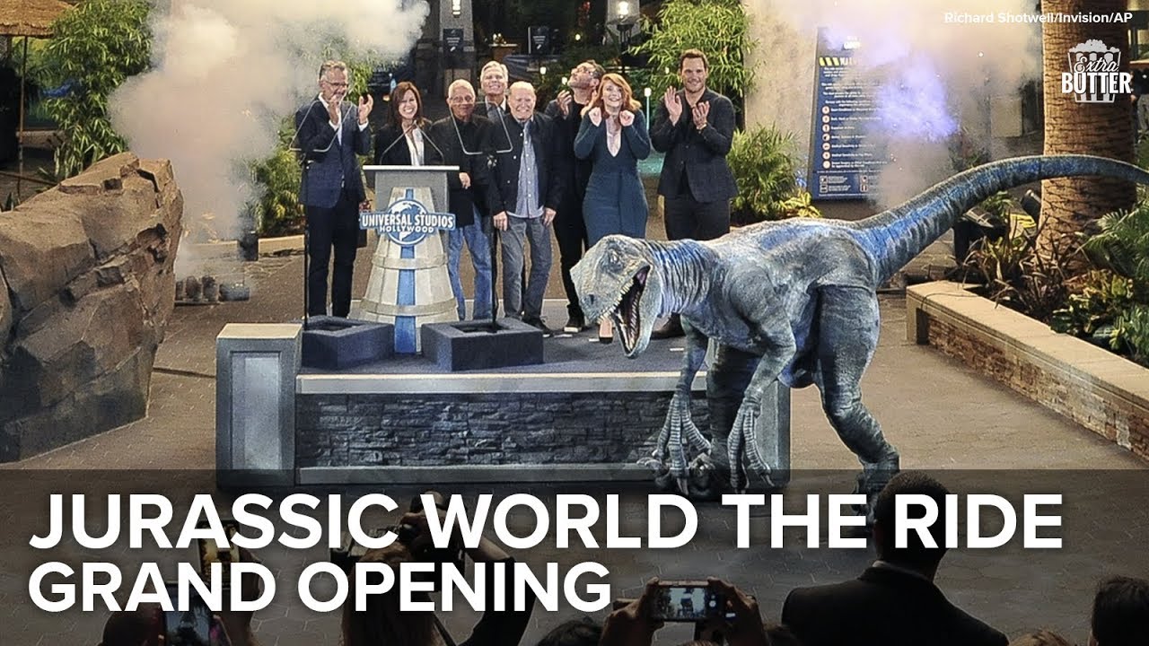 Jurassic World The Ride | Chris Pratt Interview & Grand Opening at Universal Studios Hollywood