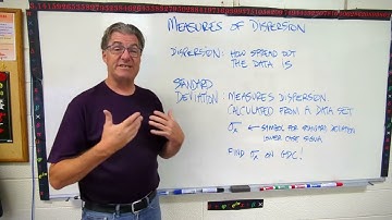 Measures of Dispersion (Standard Deviation)