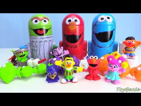 Genie Teaches Counting With Sesame Street Elmo and Cookie Monster