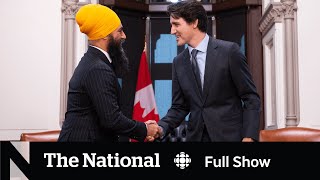 CBC News: The National | Liberal-NDP deal, Mariupol under siege, Will and Kate screenshot 4