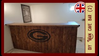 Homemade bar for your Man Cave (Part 2) | DIY bar