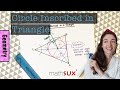 Inscribe a Circle in a Triangle Quiz
