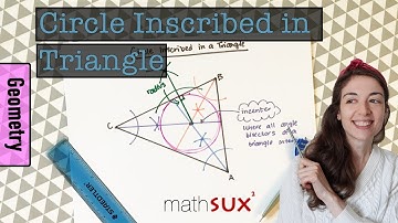 Circle Inscribed in a Triangle | Geometry | MathSux