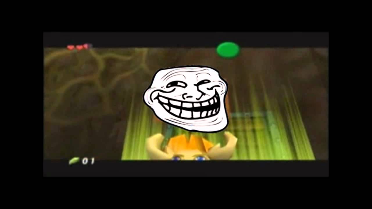 Hey Look Listen: Link gets a trollface - YouTube