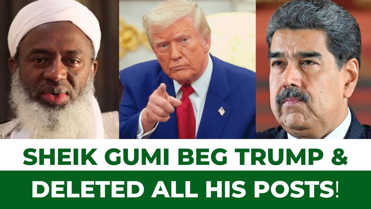 SHEIK GUMI BEGS! DELETE ALL TRUMP POSTS After Venezuela President Maduro Arrest!
