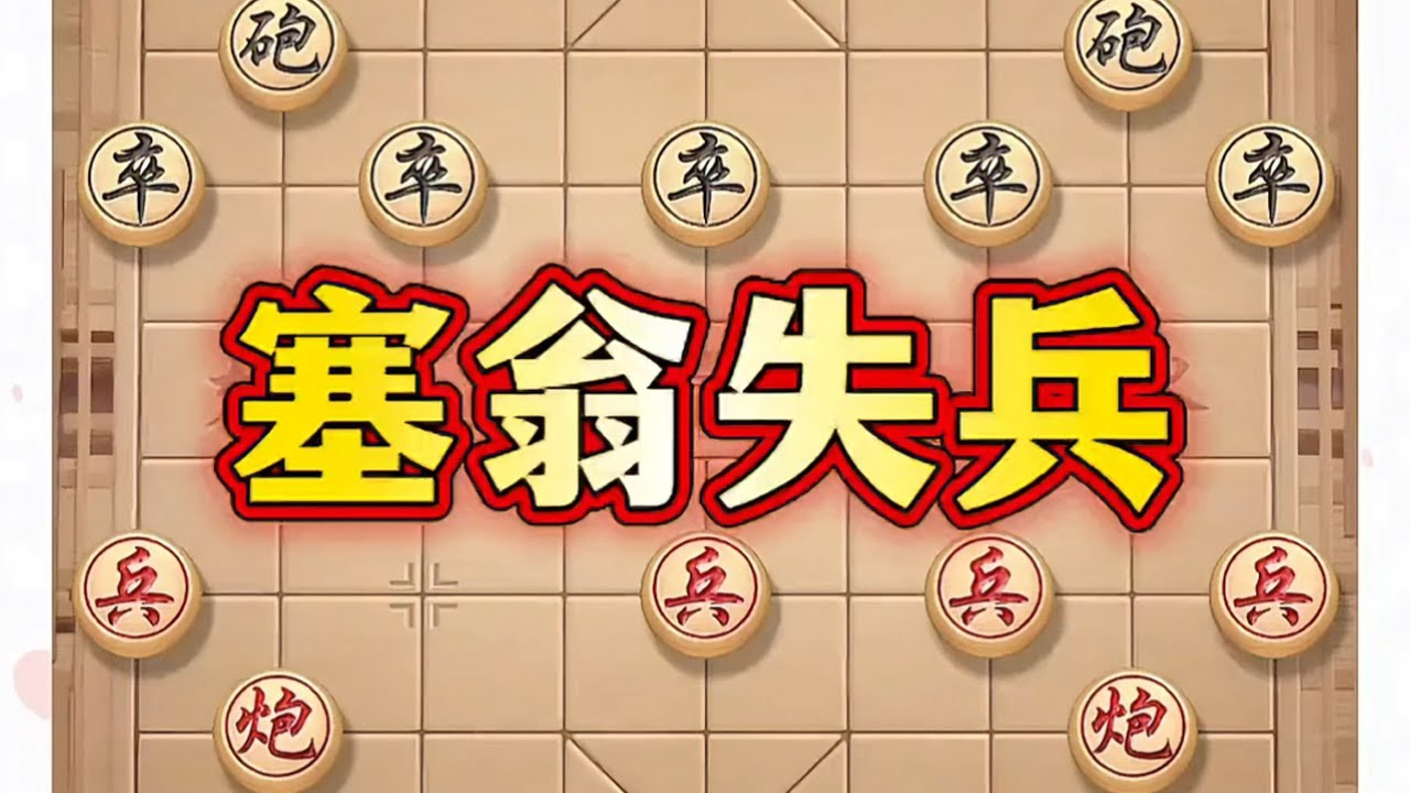 塞翁失兵 #象棋 #象棋高手 #象棋套路 #象棋布局 #喜欢象棋关注我