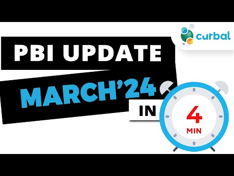 Power BI update summary March 2024 -  for busy people