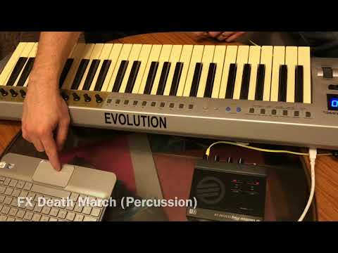 Evolution MK249C MIDI keyboard to EnergyXT