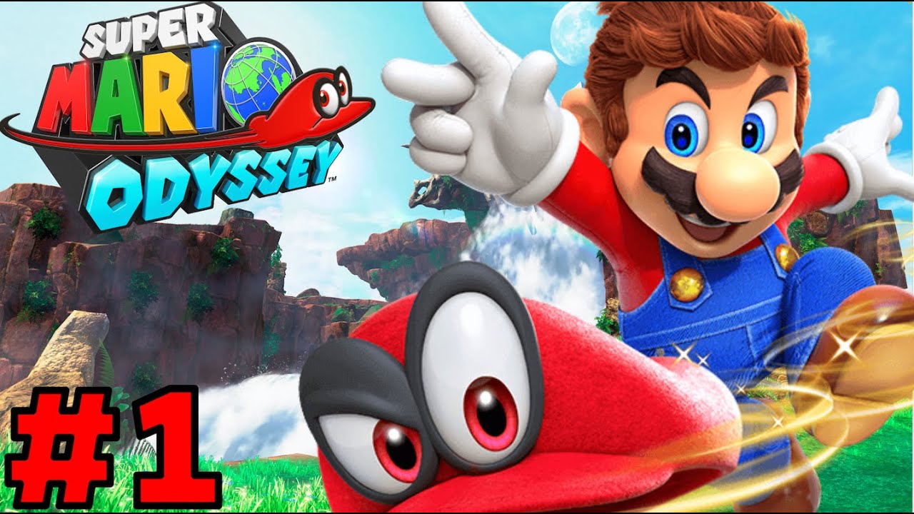 Super Mario Odyssey - Gameplay - Part 1 - Cap and Cascade Kingdom