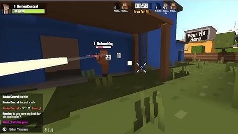 2 hackers "KrunkerCentral" and "Amedoo" (xray/aimbot) in one lobby!