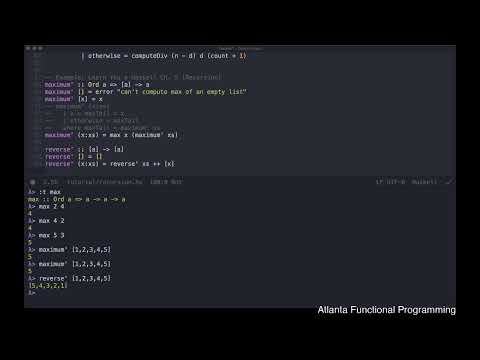 Haskell Study Group: