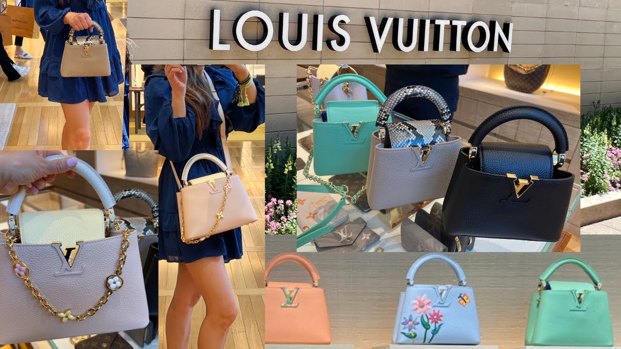 Louis Vuitton Capucines Size Comparison of Mini, BB, PM, MM, and