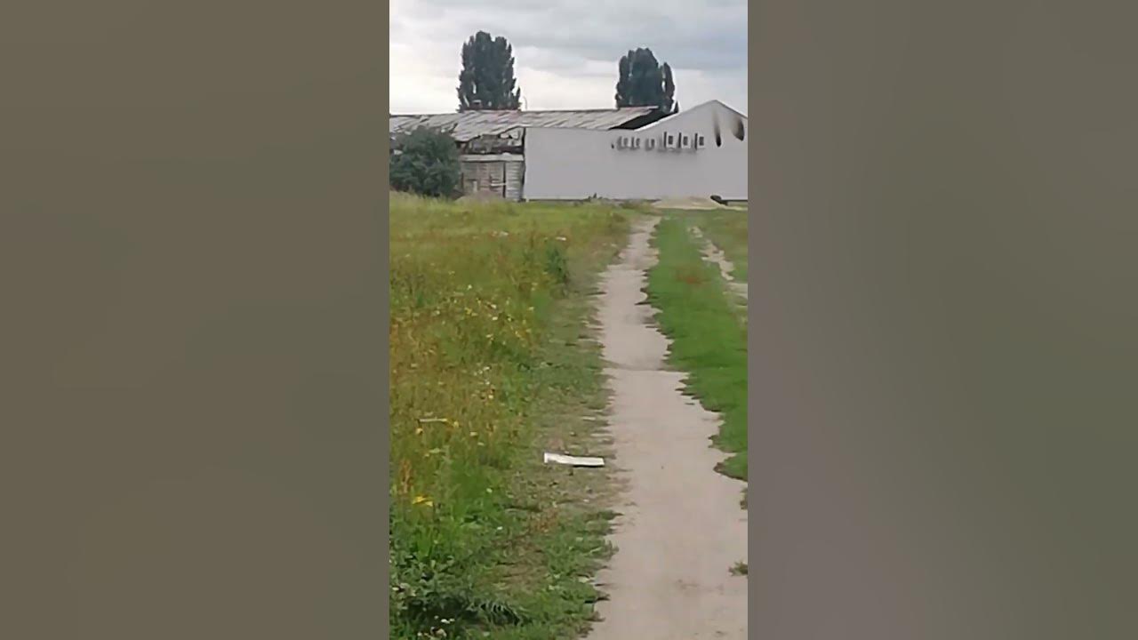сгорел супермаркет бедренка в городе Бук Польша - YouTube