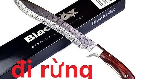 Dao đi rừng Black Fox siêu phẩm siêu đẹp siêu vip