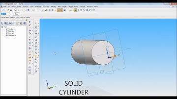 [example] Solid Edge tutorial video #1(eg)
