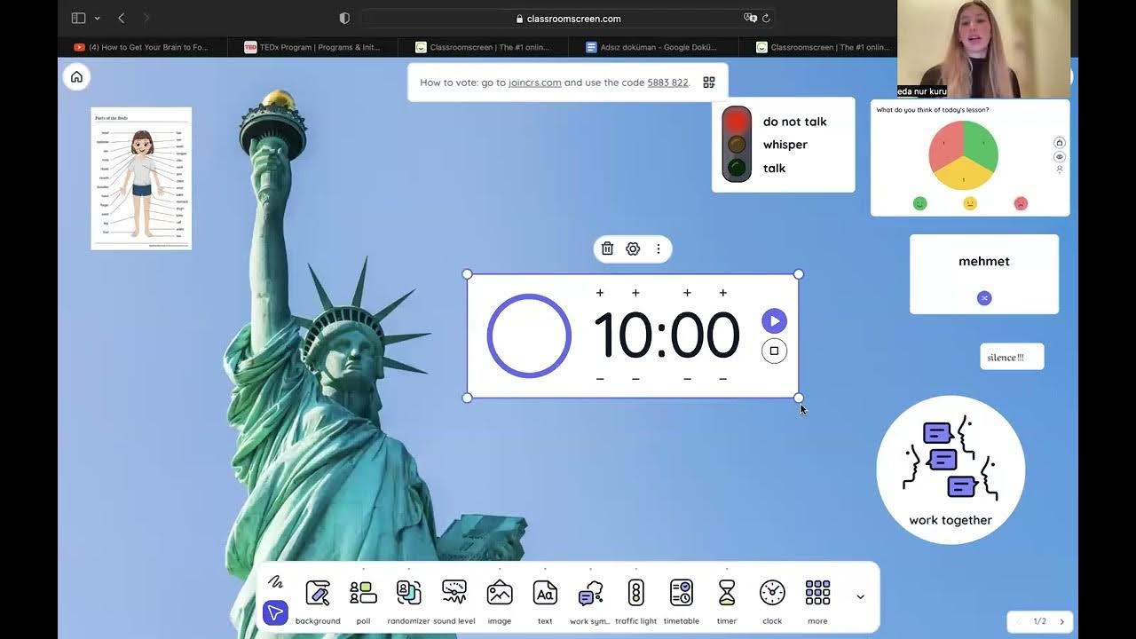 Classroomscreen a perfect classroom management platform for efl