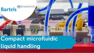 Compact microfluidic liquid handling using micropumps, microvalves and microsensors