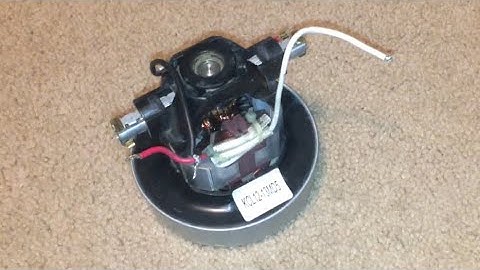 Testing a Vacuum Cleaner Motor