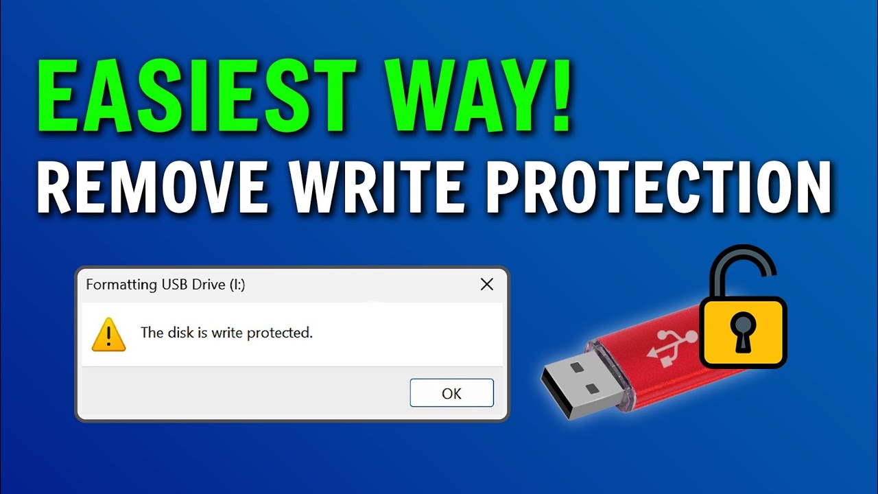 How To Remove Write Protection From USB Drive 2024 YouTube how-to-remove-write-protection-from-usb-drive-2024-youtube
