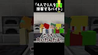 【よろずやコラボ】4人で1人を接客するバイト　＃Shorts screenshot 5