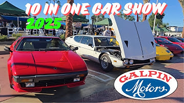 Galpin Car Show 2025 10 in 1 auto show - supercars hypercars classic cars and more like SEMA