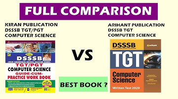 DSSSB TGT COMPUTER SCIENCE (91/20) | KIRAN PUBLICATION VS ARIHANT PUBLICATION