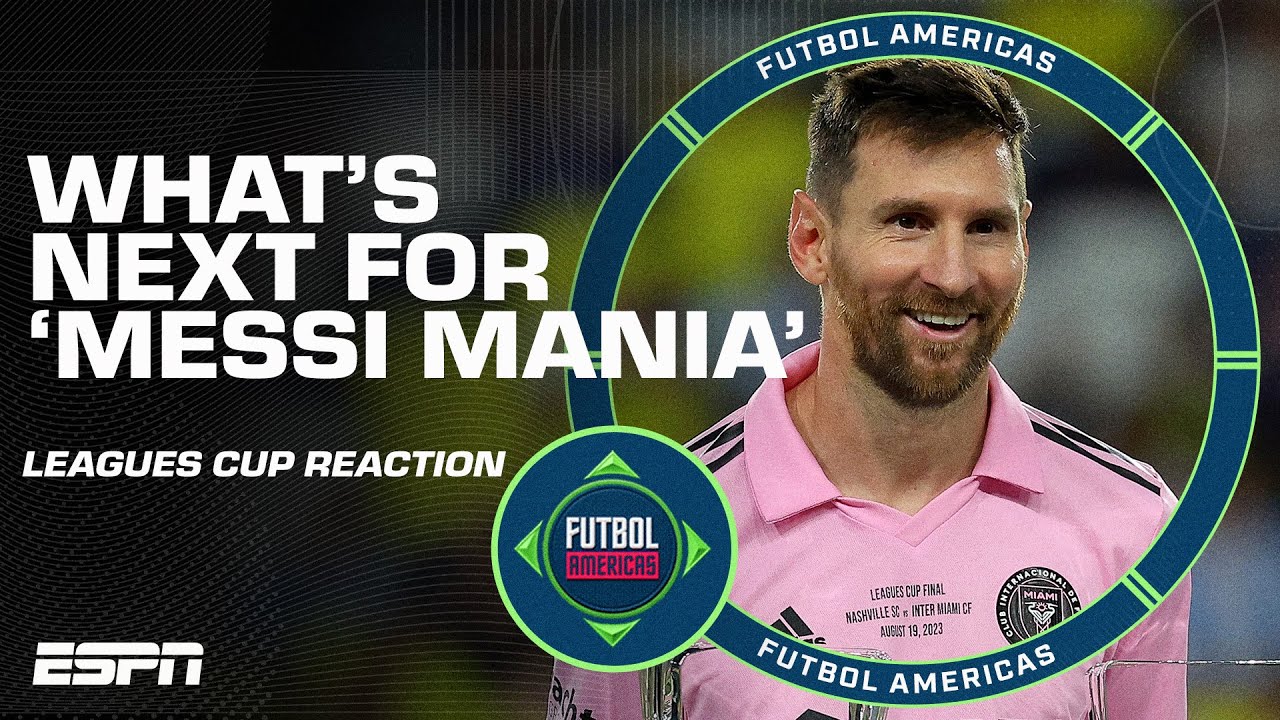 ⁣Will 'Messi Mania' end after Inter Miami won the Leagues Cup Final? 👀 | Futbol Americas
