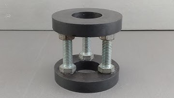 Free Energy Generator With Two Big Magnet & Three Bolts And Copper Wire