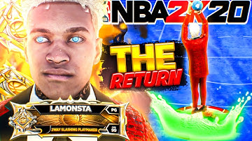 I WENT BACK TO NBA2K20 TO USE MY LEGEND 2-WAY SLASHING PLAYMAKER ONE LAST TIME! lamonsta