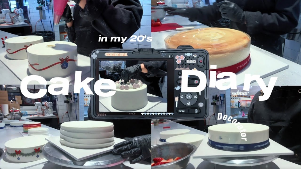 JOICE at work [VLOG] | Cake decorator | Holiday Edition 🎄